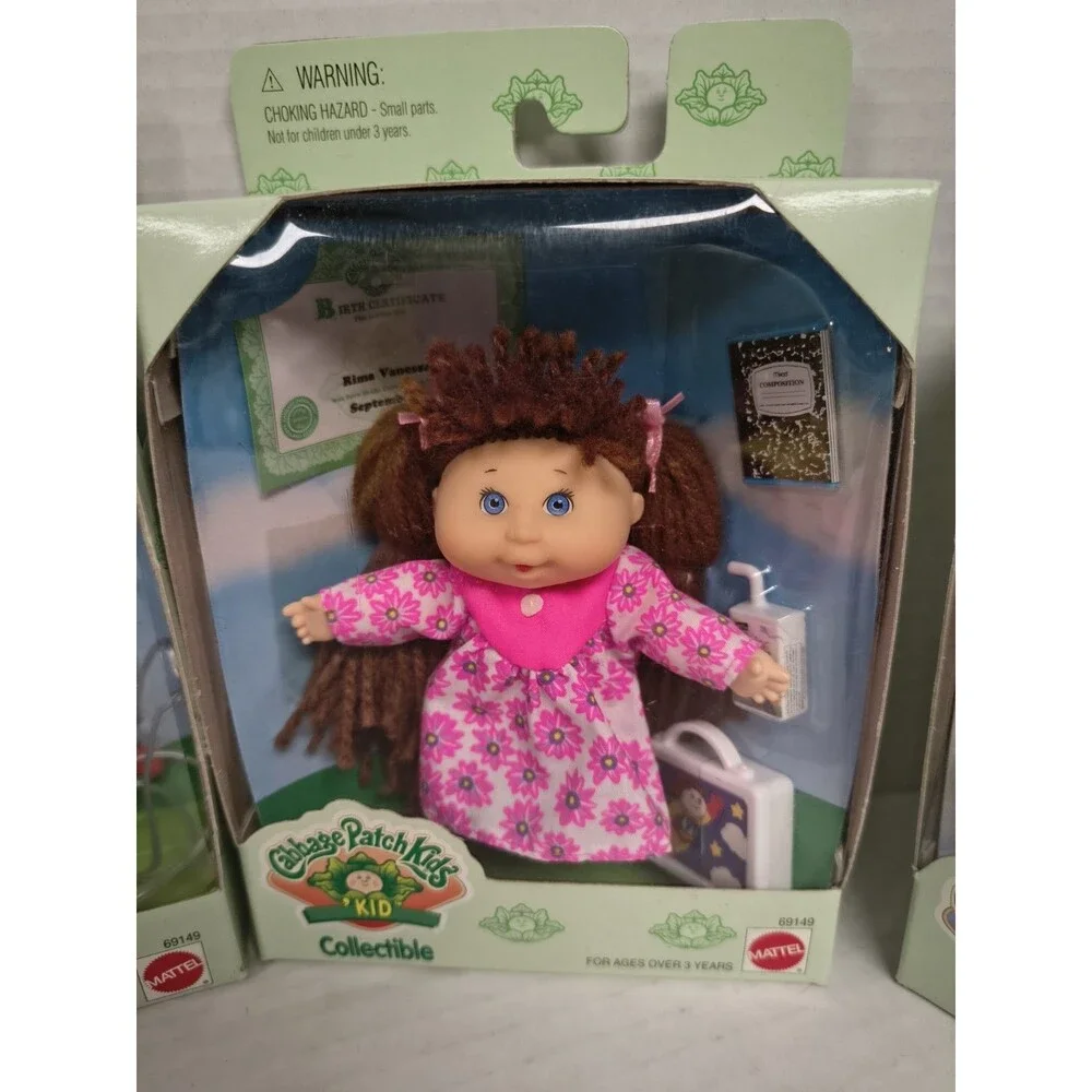 Lot Of 4 Mini Cabbage Patch Kids Collectibles NOS Vintage